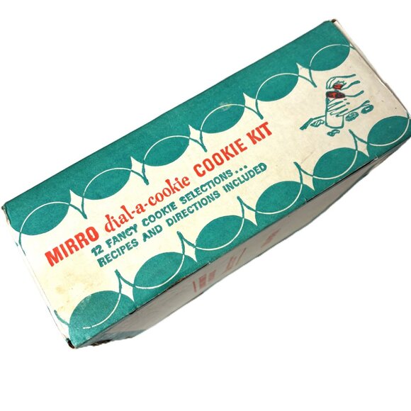 vintage 1950's Mirro Dial a Cookie Press Complete in Original Box - Picture 8 of 11